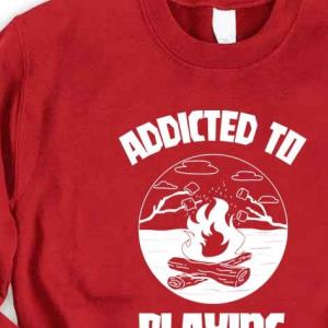 Addicted To Playing Loop Hero Fire Shirt unisex, hoodie, sweatshirt
