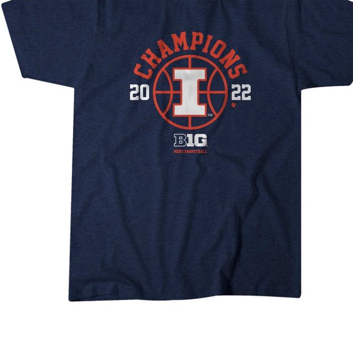 B1G CHAMPS llinois Men's Basketball Shirt