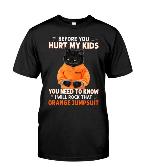 Before You Hurt My Kid You Need To Know I Will Rock That Black Cat Shirt