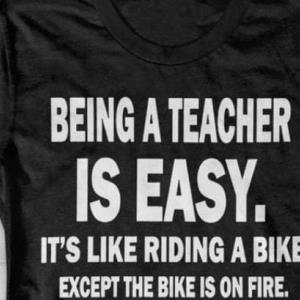 Being A Teacher Is Easy It's Like Riding A Bike Shirt unisex, hoodie, sweatshirt