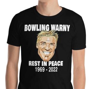 Bowling Warny RIP Shane Warne Rest In Peace 1969-2022 Shirt unisex, hoodie, sweatshirt