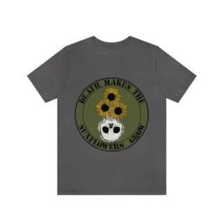 Death Makes The Sunflower Skull Shirt