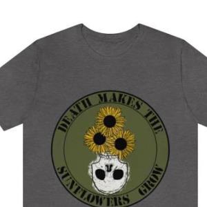 Death Makes The Sunflower Skull Shirt unisex, hoodie, sweatshirt