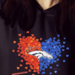 Denver Broncos Logo Heart Sweatshirts unisex, hoodie, sweatshirt