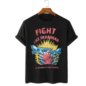 Fight Like Ukrainian Airplane Shirt