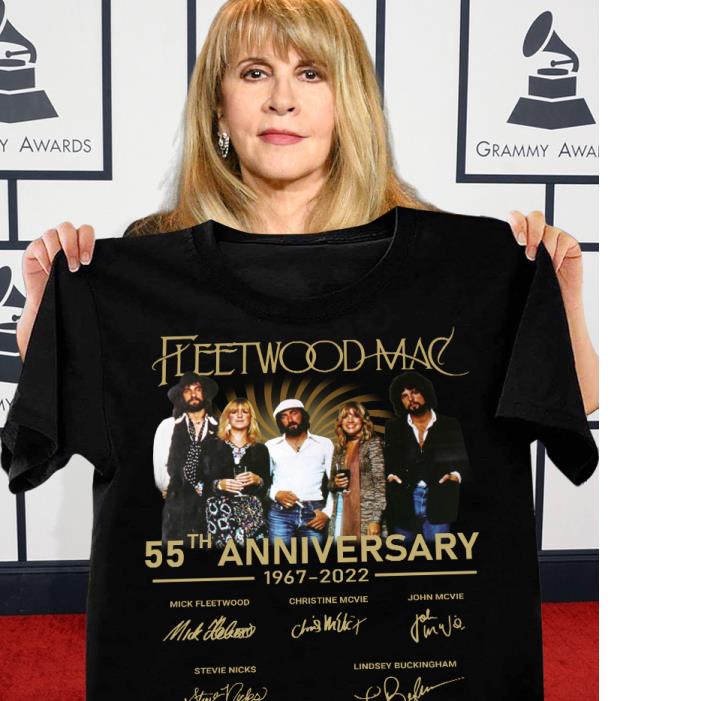 Fleetwood Mac 55th Anniversary 1967-2022 Signature Thank You For The Memories Shirt