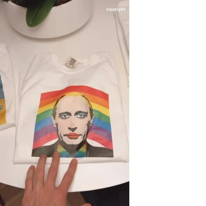 Support LGBT+ people in Ukraine fun of Putin Shirt