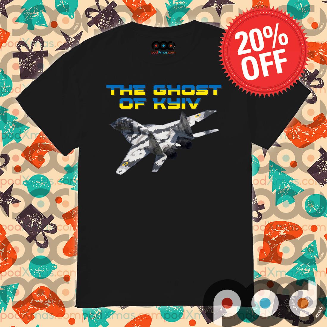 Ghost Of Kyiv The Grim Reaper Ukraine Airplane Shirt