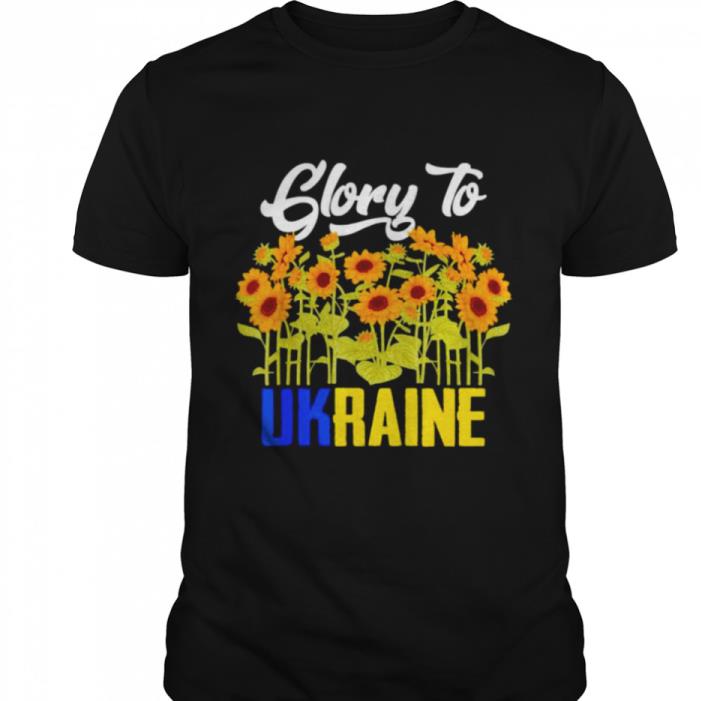 Glory to Ukraine sunflower shirt