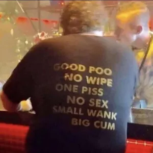 Good Poo No Wipe One Piss No Sex Small Wank Big Cum Shirt