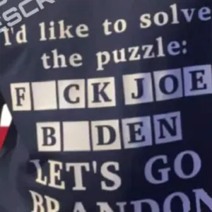 I'd Like To Solve The Puzzle Fck Joe Bden Let's Go Bradon Shirt