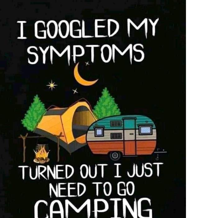 I googled my symptoms turned out I just need to go camping shirt