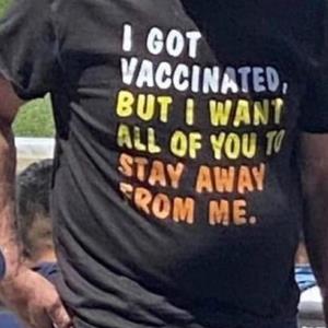I Got Vaccinated But I Want All Of You To Stay Away From Me Shirt unisex, hoodie, sweatshirt