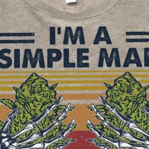 I'm a simple man I like doobies and boobies Skeleton Hands Shirt unisex, hoodie, sweatshirt