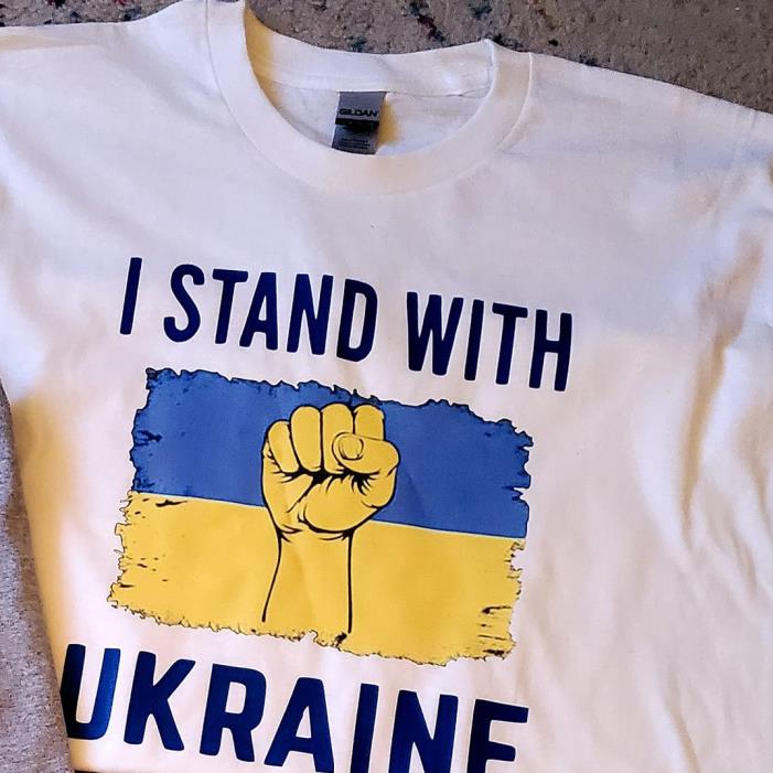 I Stand With Ukraine Flag No War Shirt