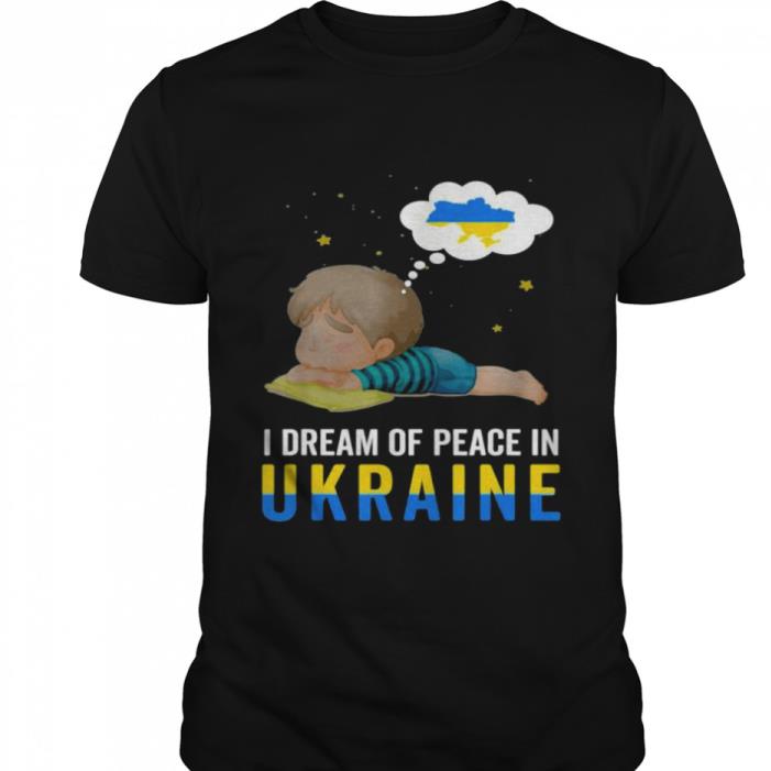 I Support Ukraine Flag for Kids and Toddlers Peace shirt