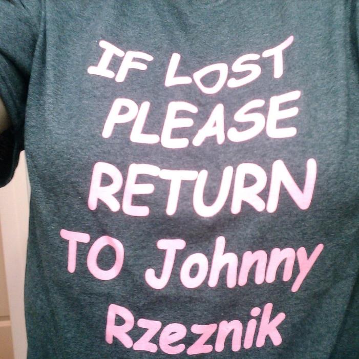 If lost please return To Johnny Rzeznik shirt