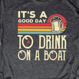 It's a good day to think on a boat s unisex, hoodie, sweatshirt