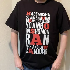 Kagemusha Seven Samurai throne of blood yojimbo rashomon ran high and low shirt