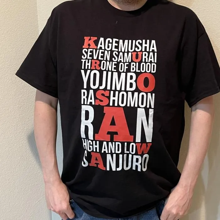 Kagemusha Seven Samurai throne of blood yojimbo rashomon ran high and low shirt