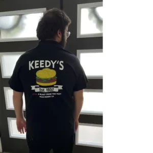 Keedy's Est 1957 Still Burger shirt