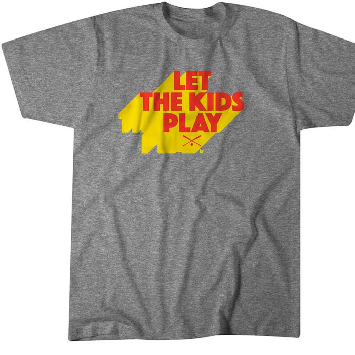 LET THE KIDS PLAY Baseball Shirt