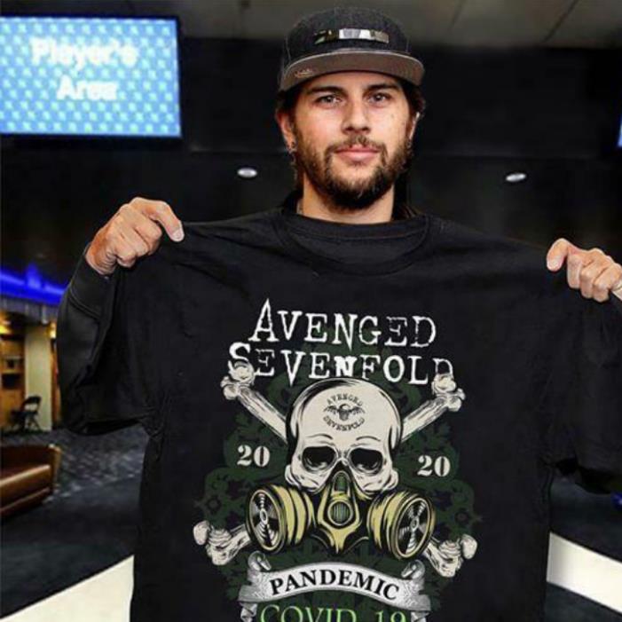 Avenged Sevenfold 2020 Pandemic Covid-19 In Case Skull Shirt