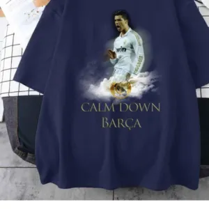 Ronaldo Vs. Barca Goal Calm Down Barca Shirt