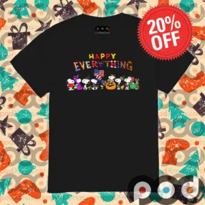 snoopy all holidays happy everything shirt