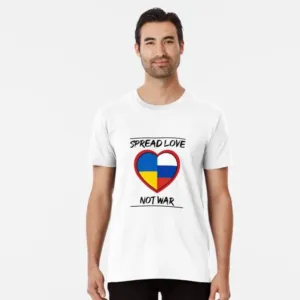 Spread Love Not War Heart Shirt