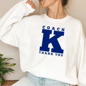 Thank You Coach K Shirt