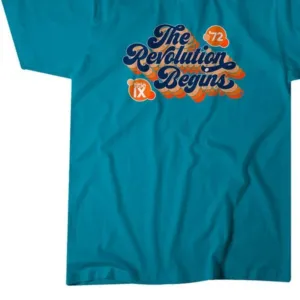 THE REVOLUTION BEGINS 1972 SHIRT