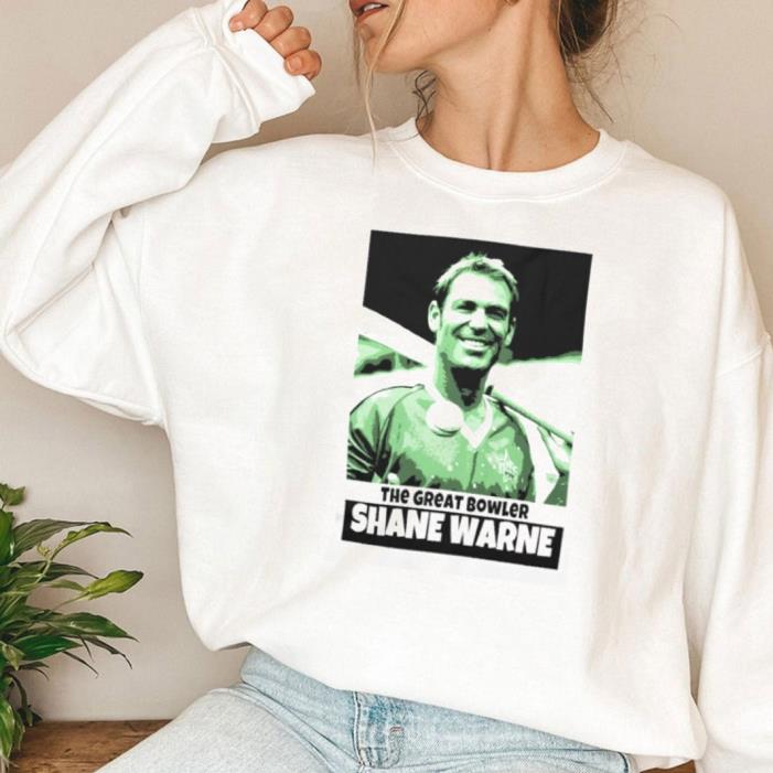 The Great Bowler Shane Warne Photo Shirt