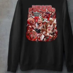 Vintage Dennis Rodman Bootleg Basketball Sweatshirt