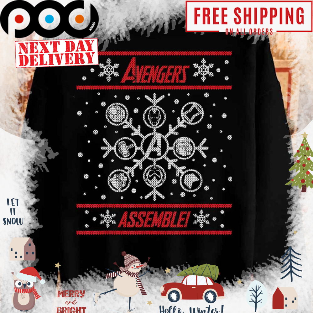 Avengers Assemble Holiday Sweater Ugly Christmas shirt