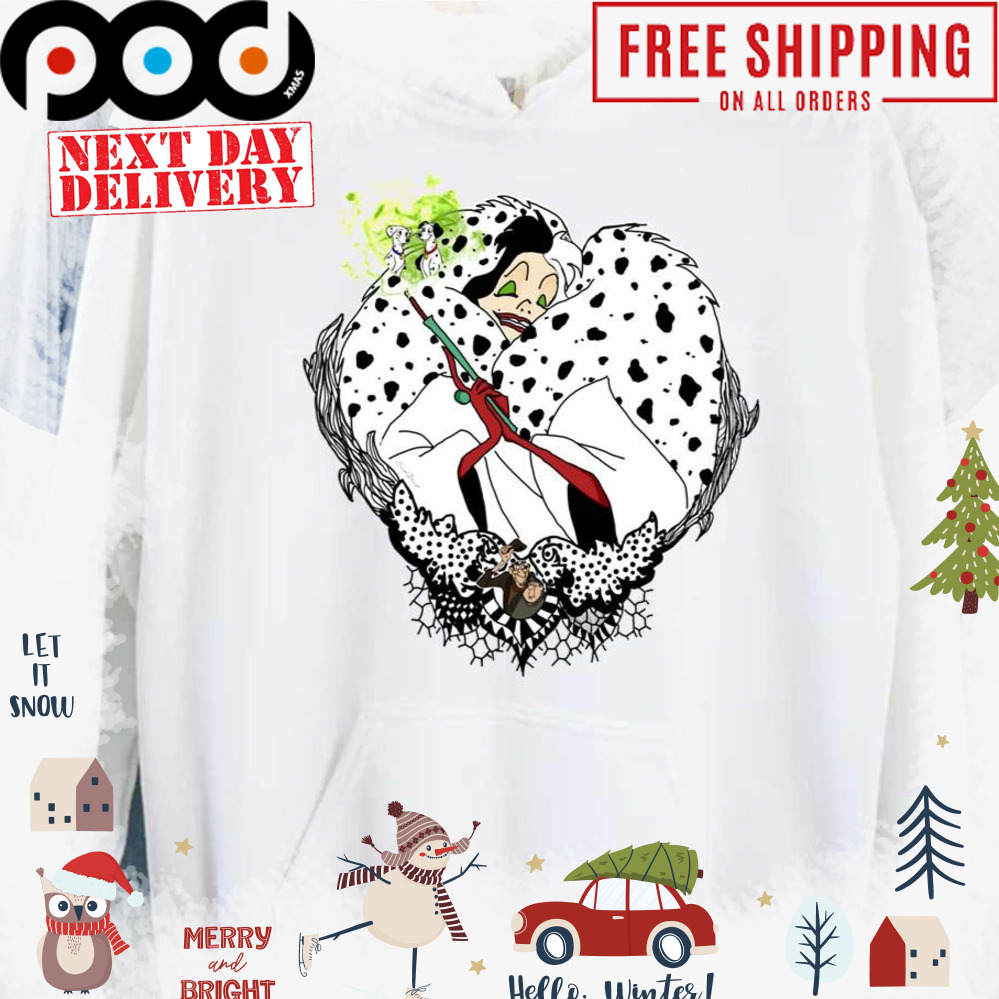 Cruella The Beauty Evil 101 Dalmatians shirt