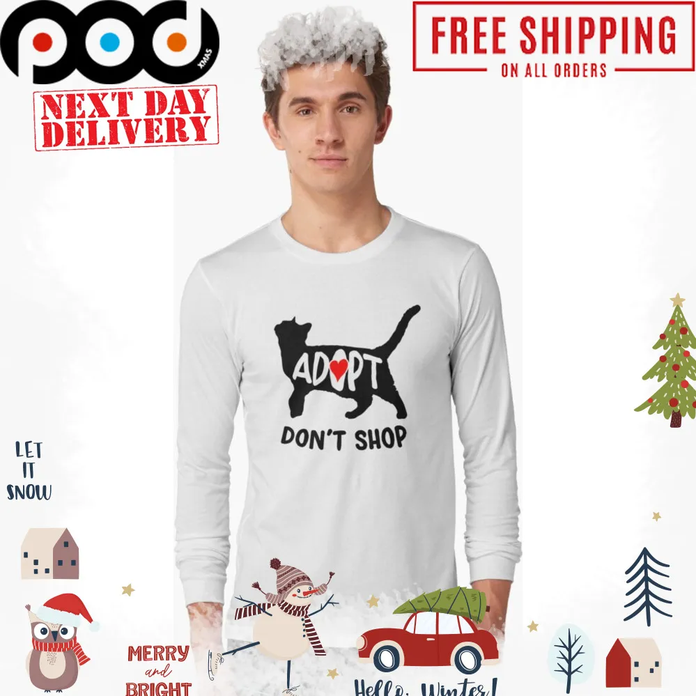Adopt dont shop cat Classic shirt