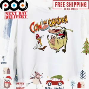 90s Cartoon Cow And Chicken shirt