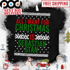 All I want for Christmas is Sebastian Stan shirt