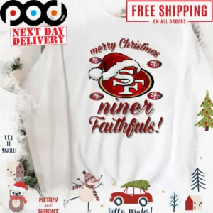 Awesome Design San Francisco 49ers For Christmas shirt