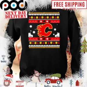 Calgary Flames Christmas shirt