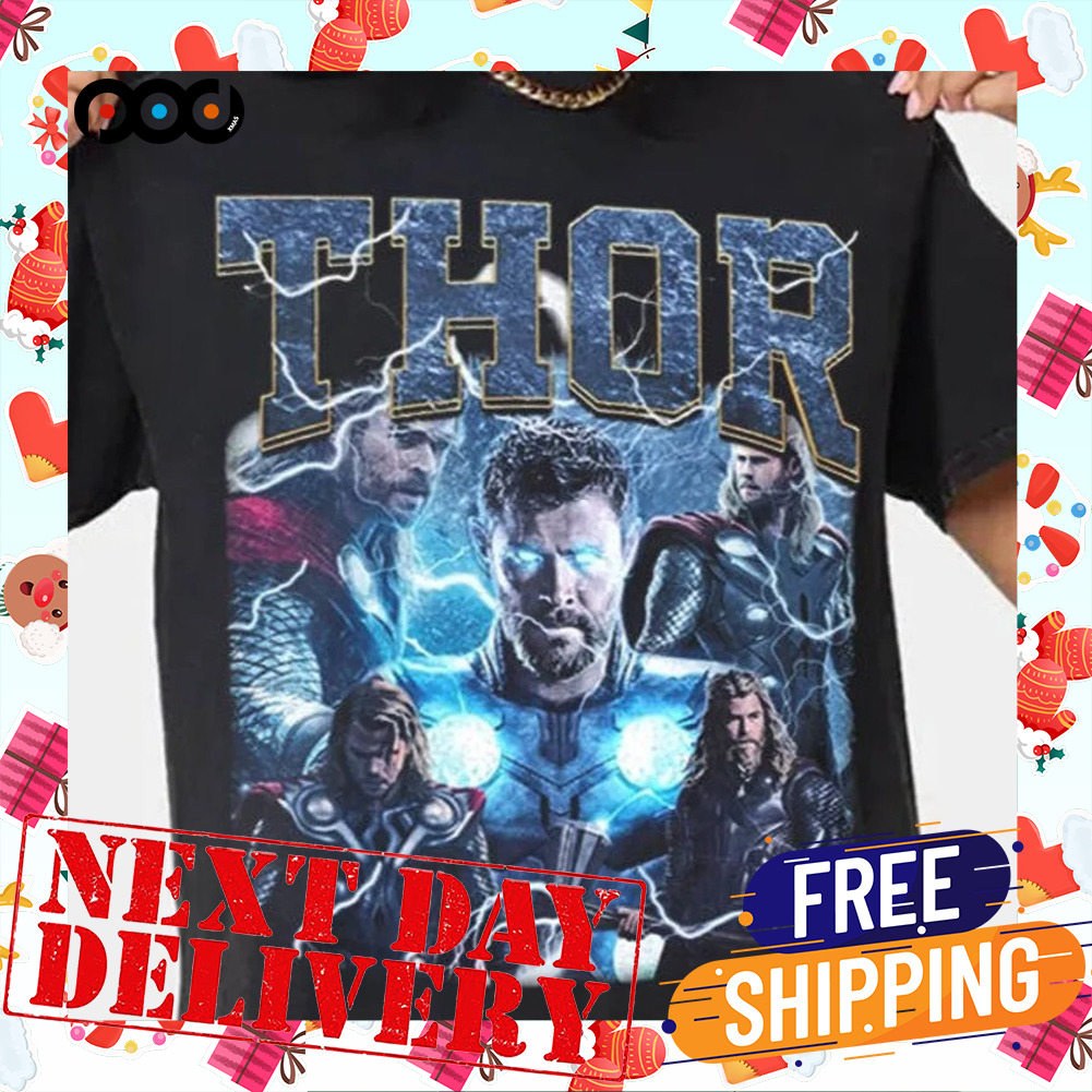 Vintage Chris Hemsworth Thor Poster Shirt