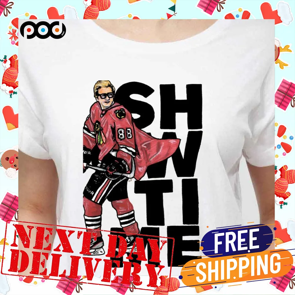 Showtime Chicago Blackhawks Cartoon Ice Hockey Vintage Shirt