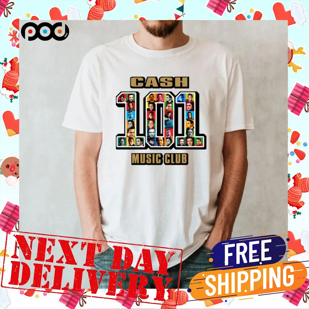 101 Music Club Johnny Cash Shirt