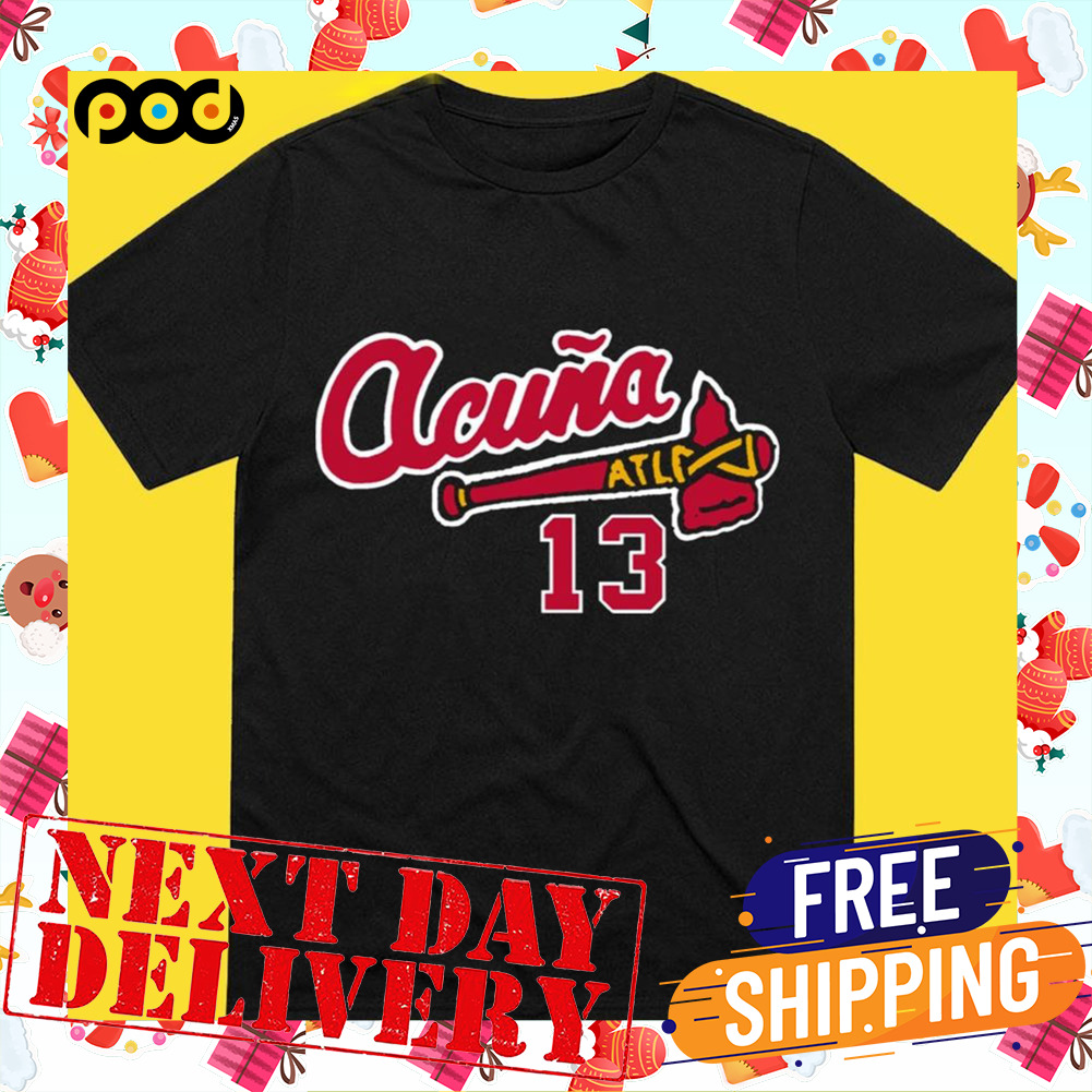 13 Atlanta Braves Acuna Baseball Shirt