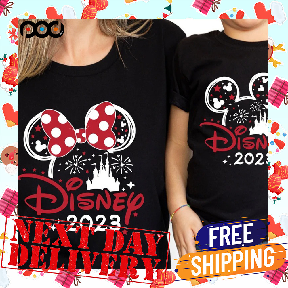 Disney 2023 Mickey And Minnie Family Trip Disney Family Vacation Shirt Disneyland Gift Shirt