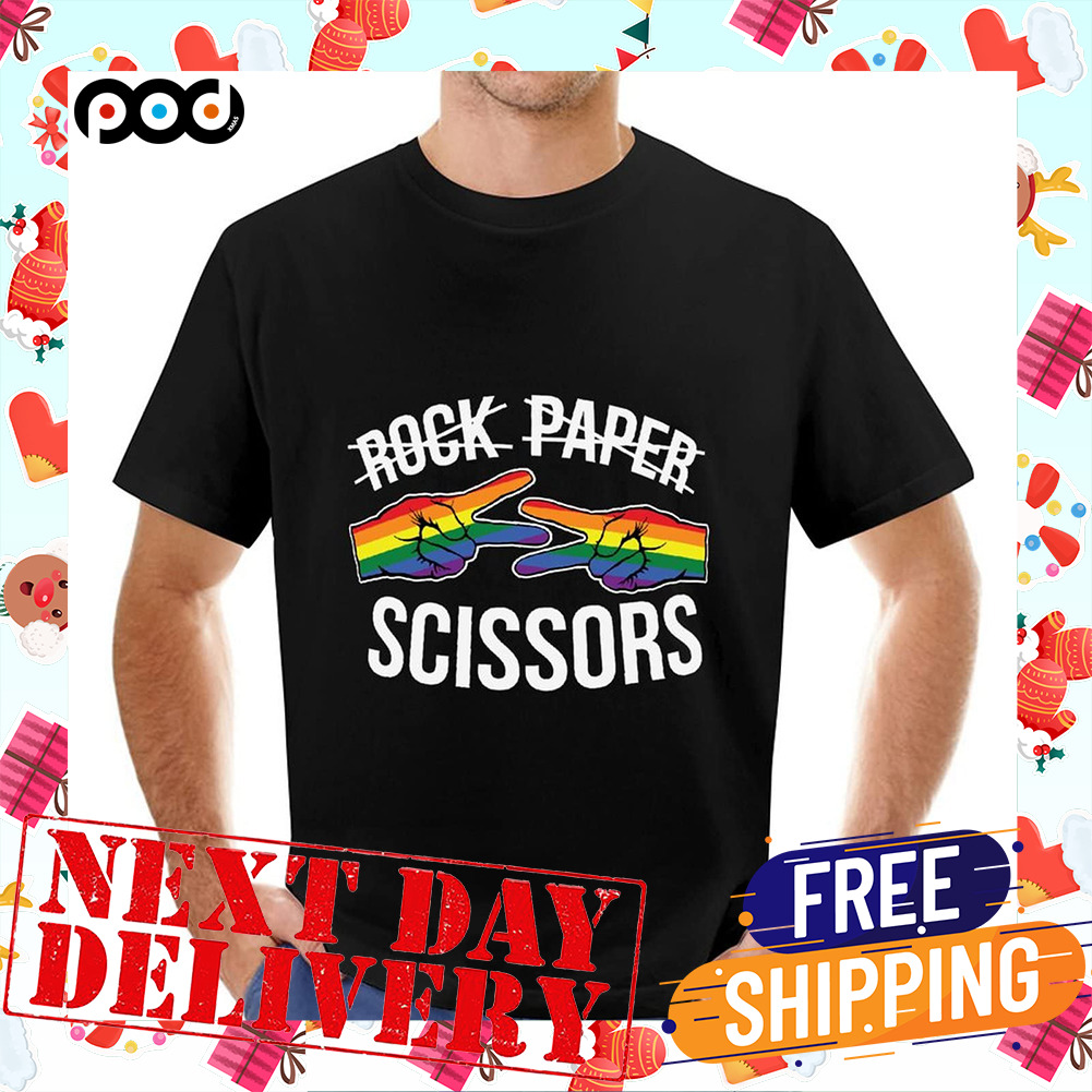 Rock Paper Scissors Hand LGBT Shirt