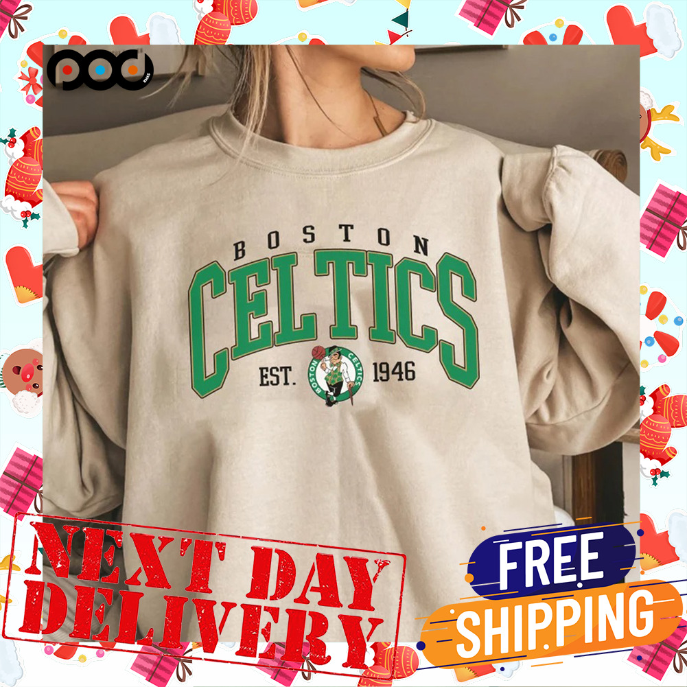 Vintage NBA Boston Celtics EST 1946 Logo NBA All Star Shirt