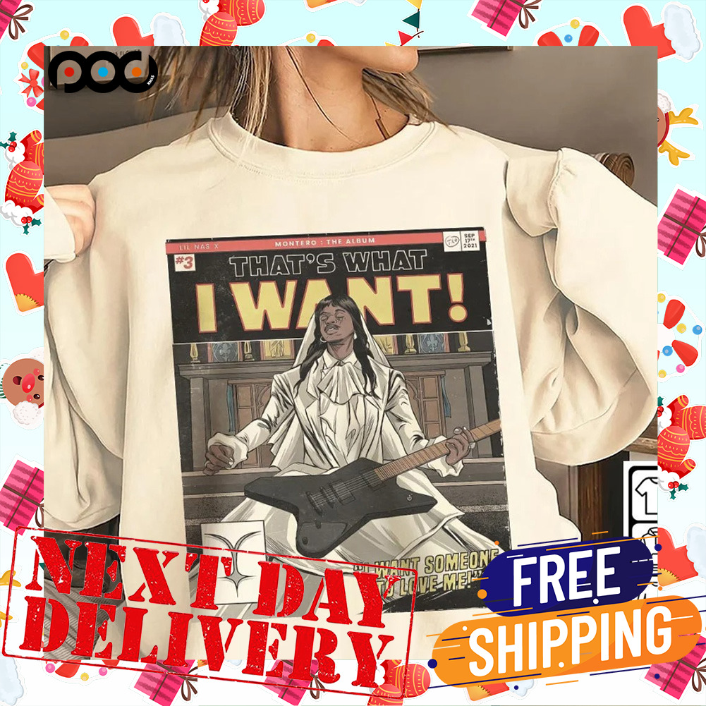 I Want Someone To Love Me LIl Nas Play Guitar Retro Vintage 90s Hip Hop Graphic Tee Comic Rap Shirt