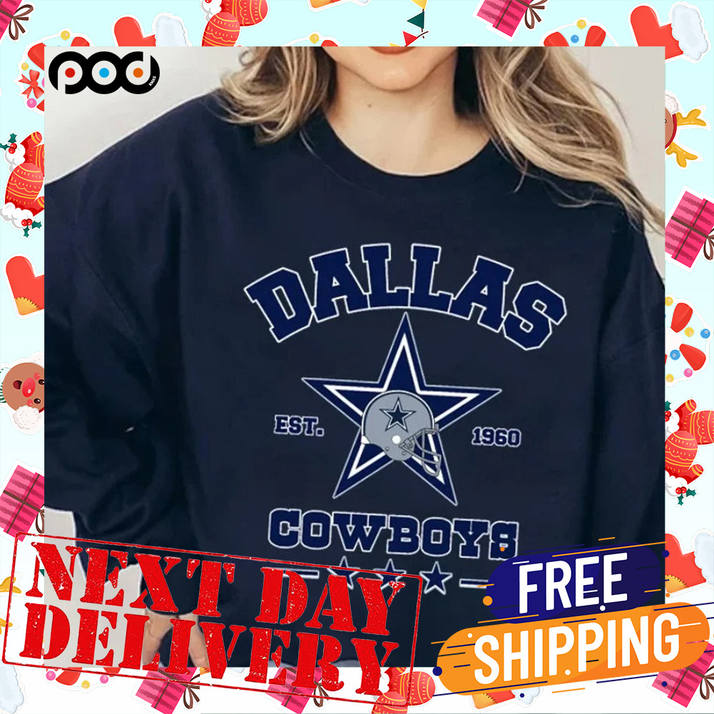 Dallas Football Dallas-Cowboys Est 1960 NFL Preseason Shirt.